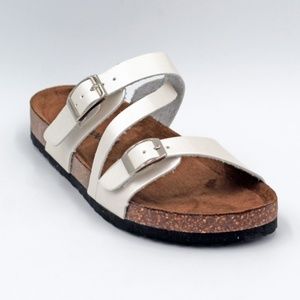 Outwoods ivory sandals